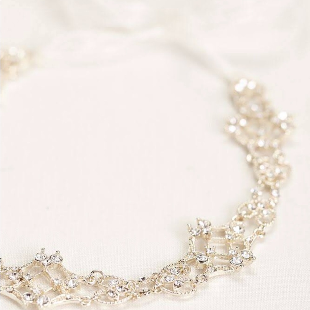 Filigree Crystal Tieback Headband